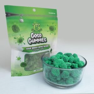 Goso Gummies Sour Green Apple Gusher Bombs – Viral Sour Candy