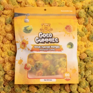 Goso Gummies Sour Mango Viral Gusher Bombs - 6 Ounces