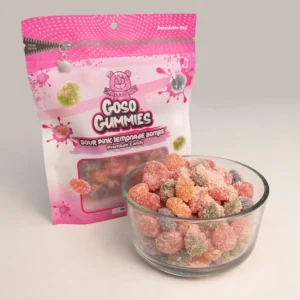 Goso Gummies Sour Pink Lemonade Viral Gusher Bombs - 6oz Bag