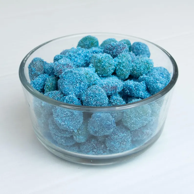 Sour Blue Razz Viral Gushers Bombs 6oz Candy - Fruit Snack